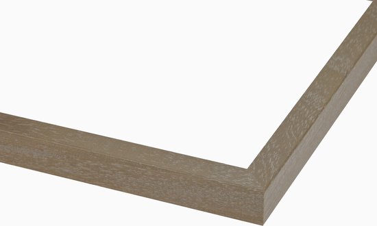 Cadre Photo Plat en Bois - Cadre Photo - 45x60 cm - Verre Transparent - Grisé - 15 mm