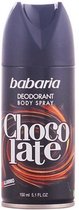 Babaria Chocolate Deodorant Spray 150ml+50ml Free