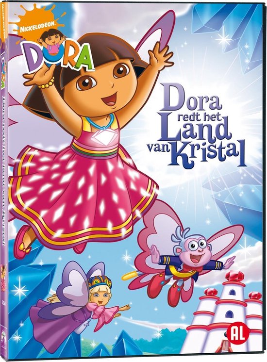 Cover van de film 'Dora The Explorer - Dora Redt Het Land Van Kristal'