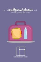 Weekly meal planner for school and summer camp lunches OmieLife OmieBox Bento Lunch Box