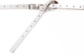 Tannery Leather Tannery Leather Dames Tailleriem Zilver 135 cm