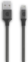 Griffin GC43438 mobiele telefoonkabel Lightning USB A Grijs 3 m
