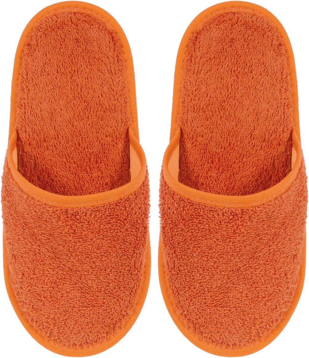 Badslippers Badstof Uni Pure met Zool Terra Maat 38 - 1 Paar