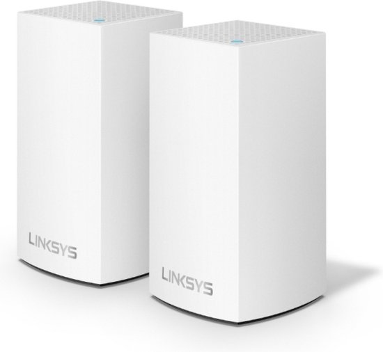 Linksys Velop - Mesh WiFi - Dual-Band - 2-Pack - Wit