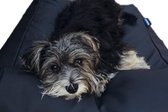 Dog's Companion® Hondenbed - X S  - 55 x 45 cm - Zwart Leather Look