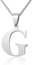 Montebello Ketting Letter G - 316L Staal - Alfabet - 20x30mm - 50cm