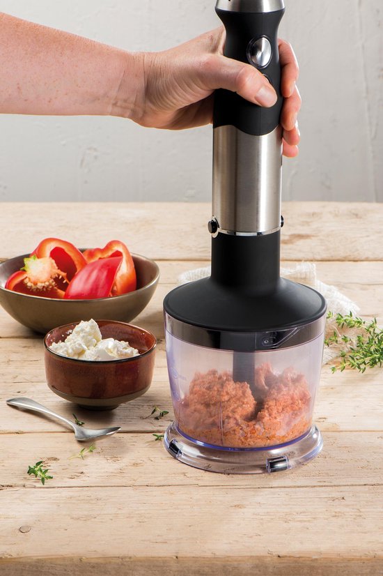 Fritel HB 2879 - Staafmixerset 800W + mixstaaf 25cm + kloppers + hakmolen 0,5l + mayonaise/mengbeker 1l van Fritel — afbeelding 4