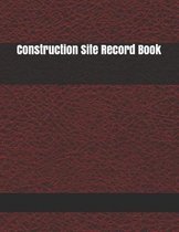 Construction Site Record Book