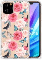 Geschikt voor iPhone 11 Pro Case Butterfly Roses
