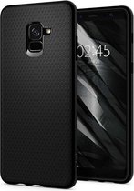 Spigen Liquid Air Samsung Galaxy A8 Plus (2018) Hoesje - Zwart