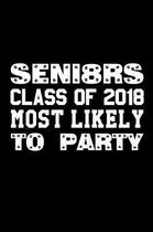 SENI8RS Class Of 2018 Most Likely To Party