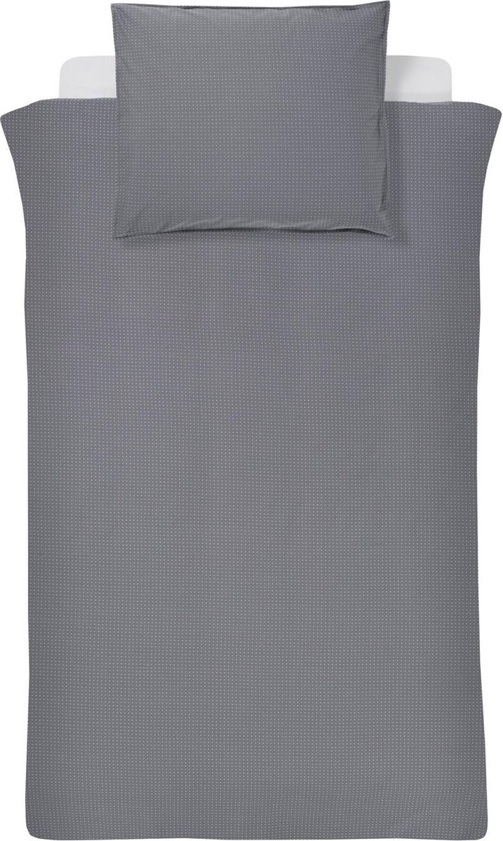 Damai Jujika Dekbedovertrek - Katoen - Eenpersoons - 140x200/220 cm - Grey