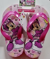 Roze teenslippers van Minnie Mouse maat 30/31