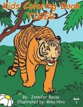 Kids Coloring Book Tiger