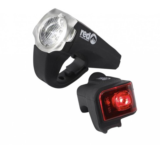 Perioperatieve periode Liever radiator Red Cycling Products 20 Lux Urban LED Set fietsverlichting zwart | bol.com