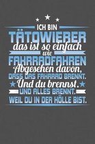 Ich Bin T towierer Das Ist So Einfach Wie Fahrradfahren. Abgesehen Davon, Dass Das Fahrrad brennt. Und Du Brennst. Und Alles Brennt. Weil Du In Der H lle Bist.