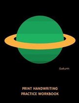 Saturn Print Handwriting Practice Workbook