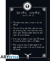 ABYstyle Death Note Rules  Poster - 38x52cm