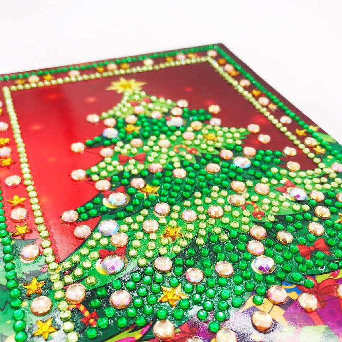 Diamond Painting Pakket 4 Prachtige Kerstkaarten - Inclusief enveloppen ...