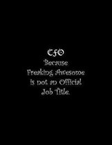 CFO Because Freaking Awesome is not an Official Job Title