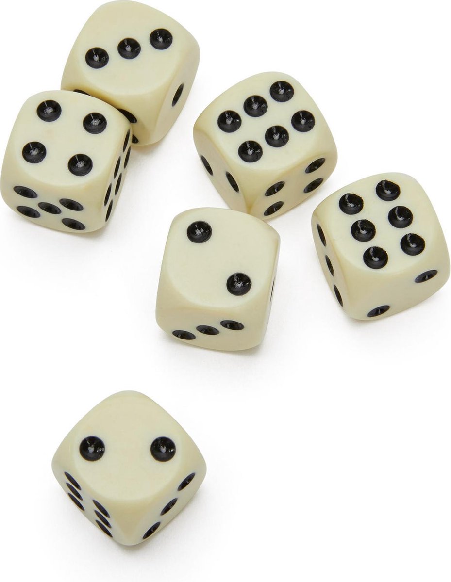 Dobbelset Compleet - Pokerbeker - 5 Dobbelstenen 16 mm - Scoreblok 25 Vellen - Complete Spelset - Engelhart — afbeelding 2