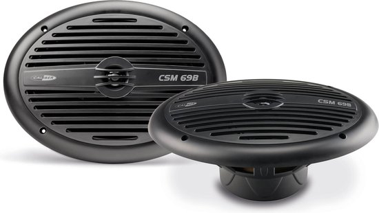 Caliber Marine Speaker voor Boten en Buiten - IP56 Waterresistent - 6x9 Inch - UV-Coating - Zwart (CSM69B-NEW) - Caliber