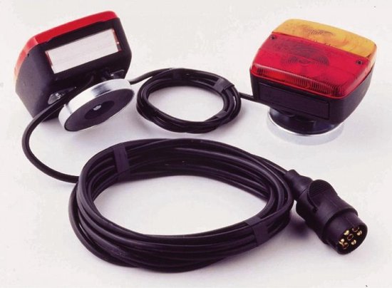 Magneet Verlichting set - Aanhanger - Fietsdrager - 7,5 M kabel | bol.com