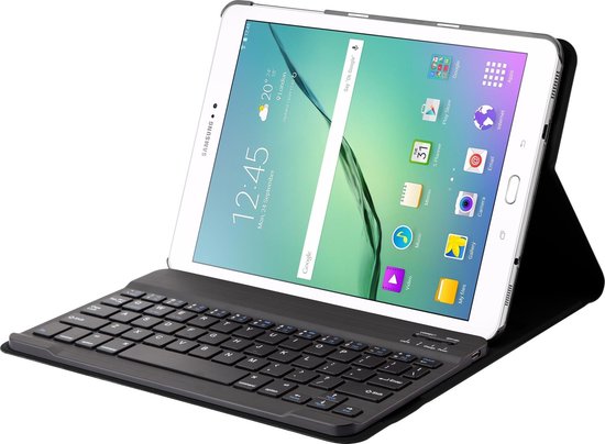 Verslaafd Waarnemen Prematuur Samsung Galaxy Tab S2 9.7 (T810/T815) Bluetooth Keyboard Case  Toetsenbordhoes – Zwart | bol.com