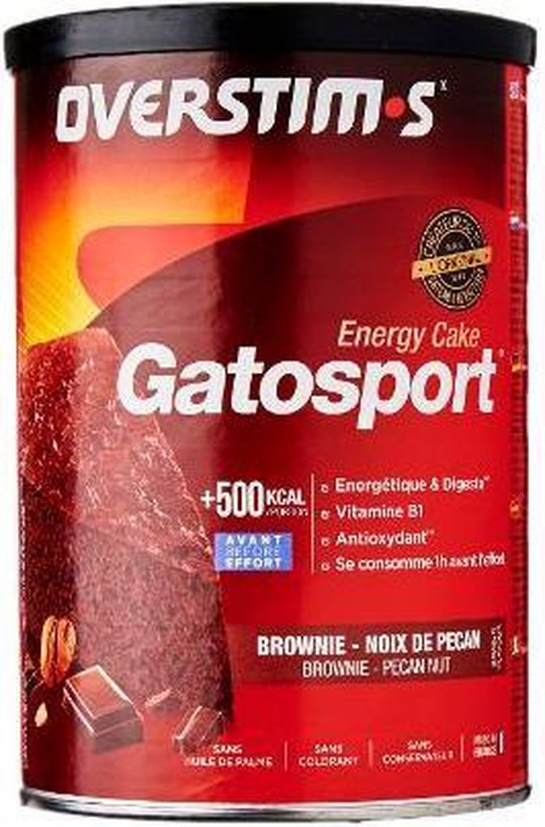 Goedkoopste Overstim.s Gatosport Energy Cake Brownie-Pecan Nut 400g