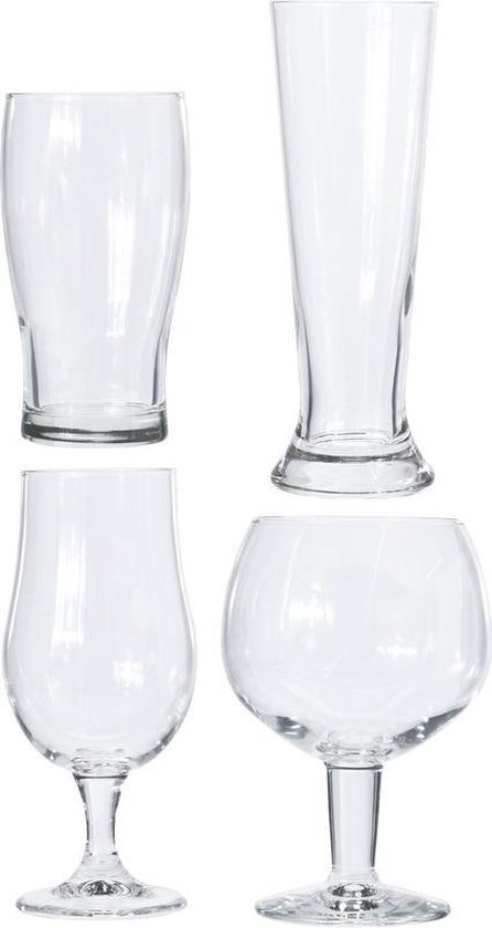 12x Verschillende bierglazen set - Glazen voor bier - Speciaal bier - Proefglazen set