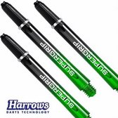 Harrows Supergrip Fusion X Black / Green - Short