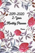 2019-2020 2-Year Monthly Planner Flowers 6x9