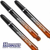 Harrows Supergrip Fusion X Black / Orange - Short