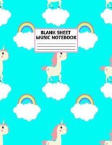 Blank Sheet Music Notebook