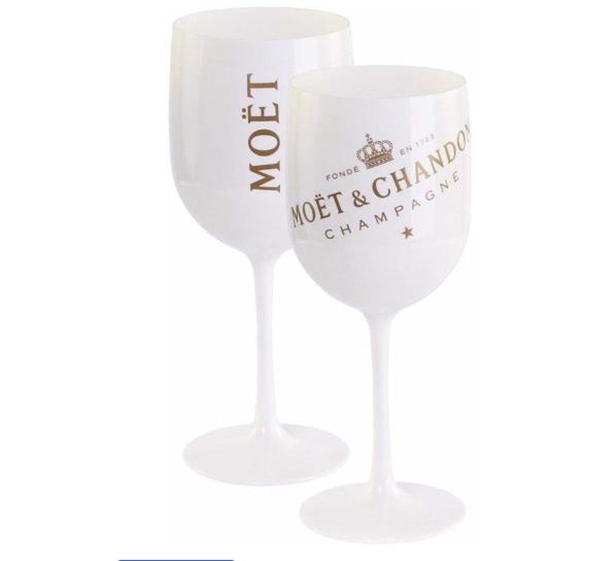 Moët & Chandon Ice Imperial Champagneglazen - 450 ml - Wit - 2 stuks | bol