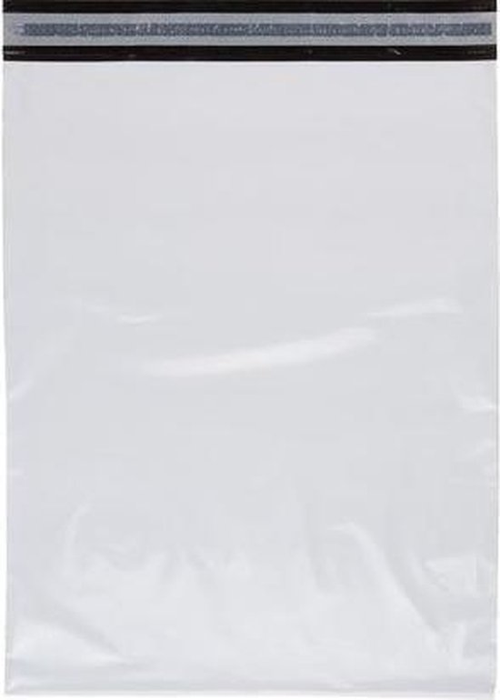 100 stuks - Verzendzakken (M) 320 x 420 mm – 50 micron (kleding webshop)