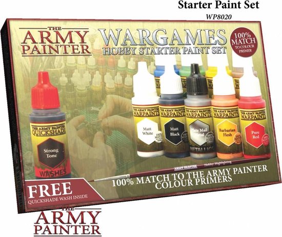 Thumbnail van een extra afbeelding van het spel Warpaints Starter Paint Set 2017 - 10 kleuren - 17ml - WP8020