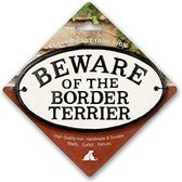 Beware of the Border Terrier - Gietijzer