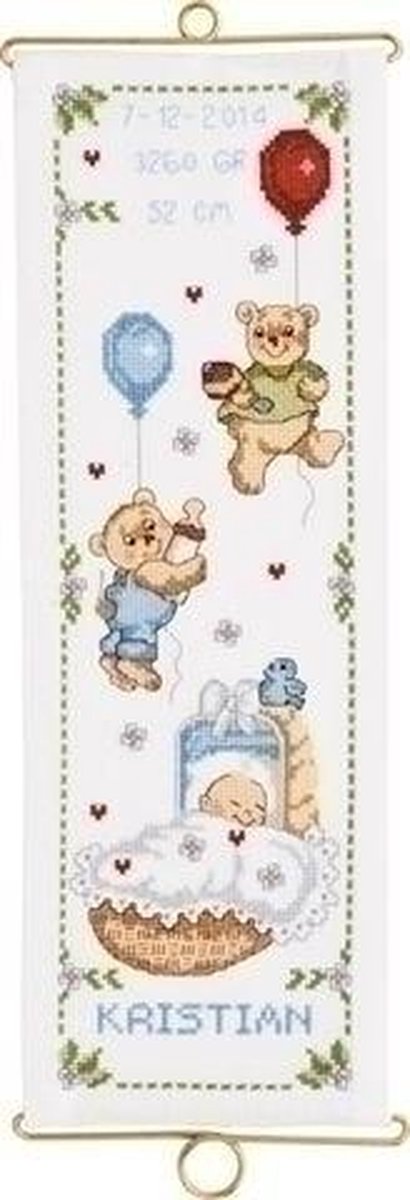 Permin borduurpakket Bell-pull boy 36 2346 14 x 40 cm