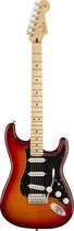 Fender Player Stratocaster Plus Top MN Aged Cherry Burst - ST-Style elektrische gitaar