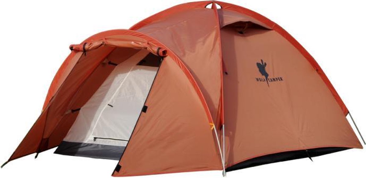 Wolf Camper Grizzly 2 Koepeltent - Oranje - 2 Persoons