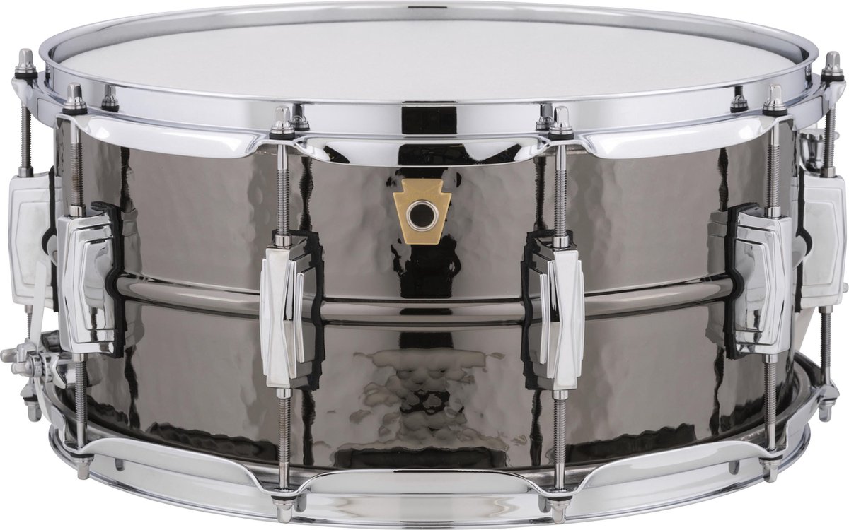Ludwig LB417K Black Beauty Hammered messing snaredrum