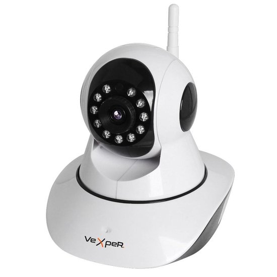 VeXpeR - Beveiligingscamera - Baby Monitor Wifi Camera met Nacht Visie - Wit van VeXpeR — afbeelding 3