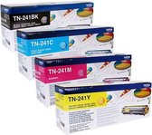 TN-241BK, TN-241C, TN-241M, TN-241Y Brother Rainbowkit (CMYK)