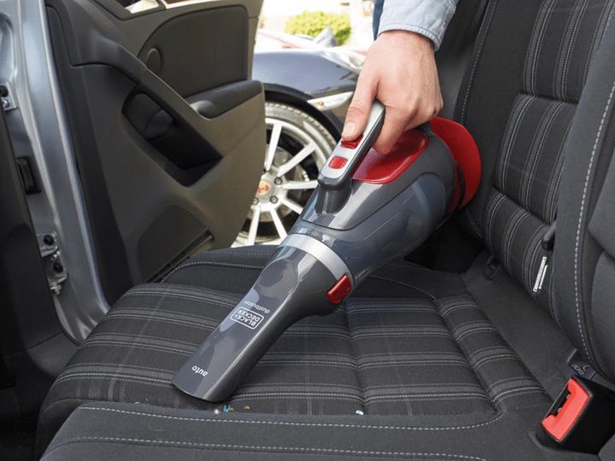 BLACK+DECKER ADV1200-XK Kruimeldief Zakloos Grijs/Rood - afbeelding 2