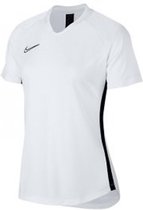 Nike Dry Academy Top Dames  Sportshirt - Maat M  - Vrouwen - wit/zwart