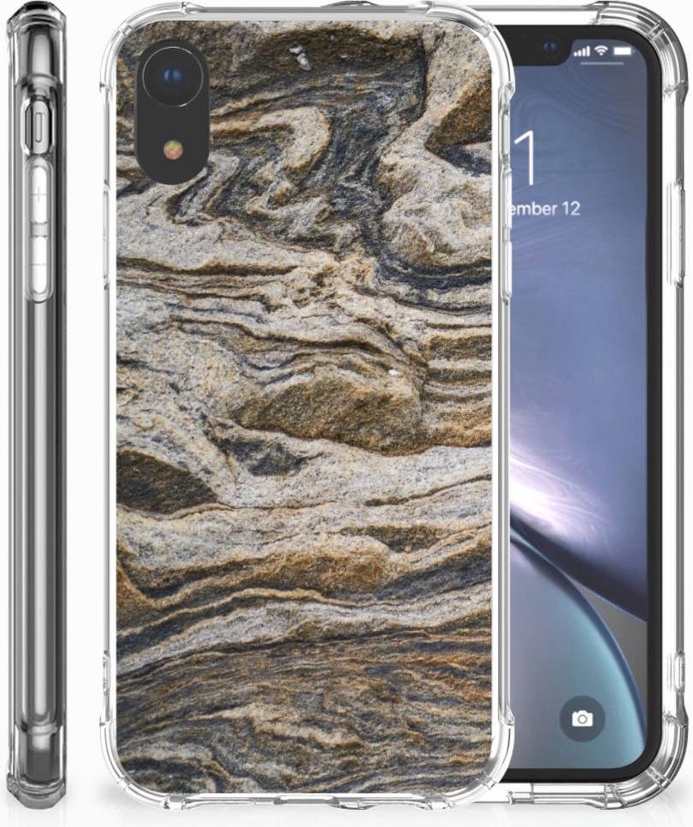 Apple iPhone Xr Anti-Shock Hoesje Steen