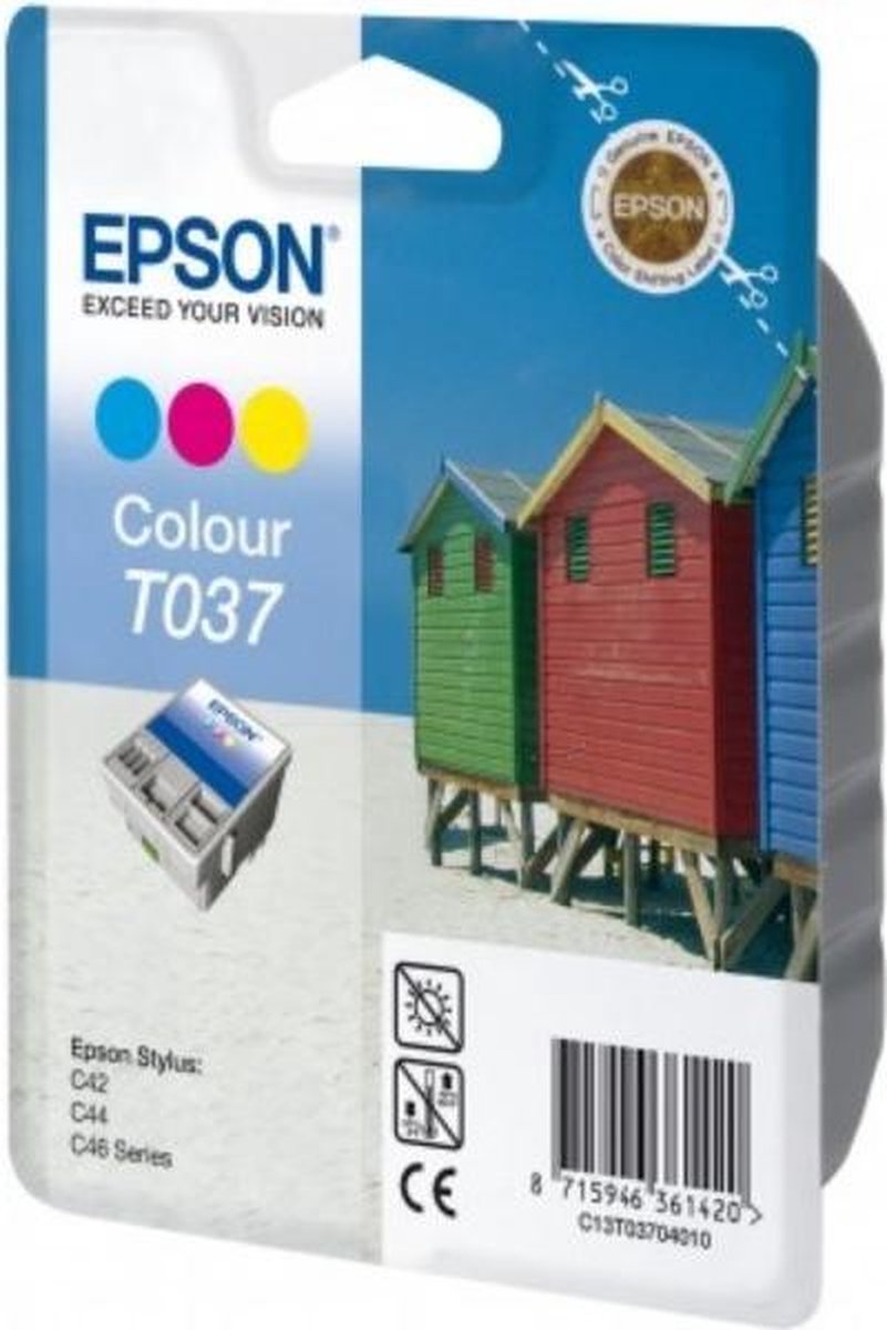 Epson T037 - Inktcartridge / Cyaan / Magenta / Geel