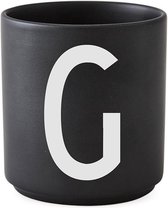 ​Design Letters - Personal Porcelain Cup G - Black