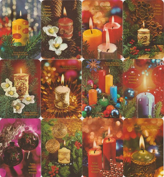 100 Nostalgische Kerst en Nieuwjaars Ansichtkaarten bol